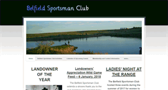 Desktop Screenshot of belfieldsportsmanclub.com